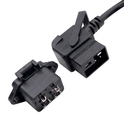 Electric bicycle battery cable