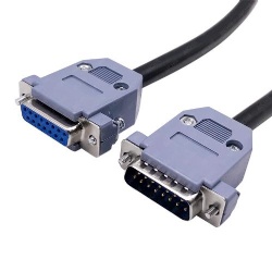 DB15 male Female Connector RS232 Cable Professional yythkg