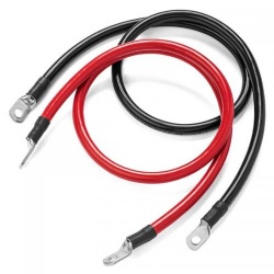 4 AWG Gauge Red _ Black Pure Copper Battery_